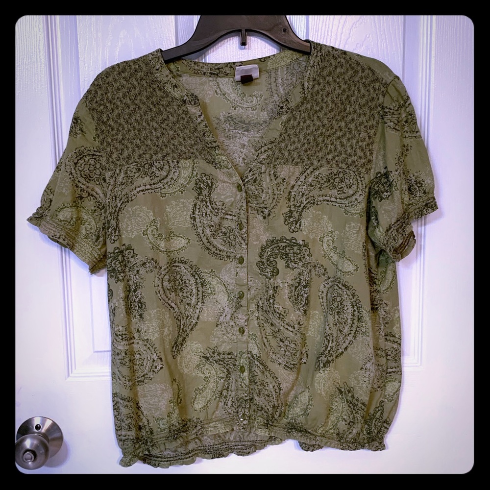 Sonoma Women’s Peasant Blouse Size Large